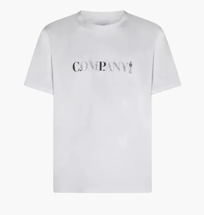 Футболка мужская C.P. Company Jersey White 20CMTS085A-005100W-103