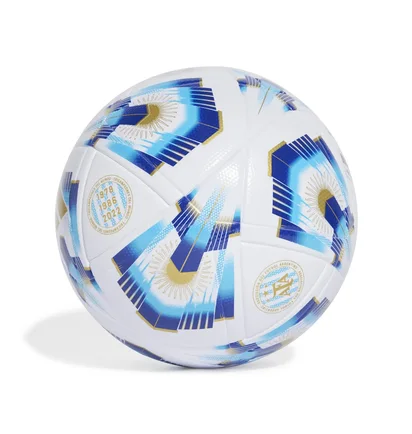 Футбольний м'яч Adidas Afa24 League White/Blue IX4011
