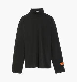 Свитшот мужской Heron Preston Hpny Embroidered Rollneck Sweater Black HMAB027C99JER0021001