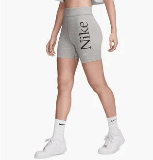 Шорты женские Nike Sportswear Classic High-Waisted Grey FN3637-019