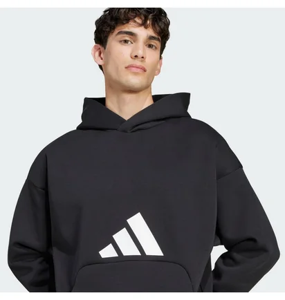 Худи мужское Adidas Future Icons 3 Bar Logo Black JI8769