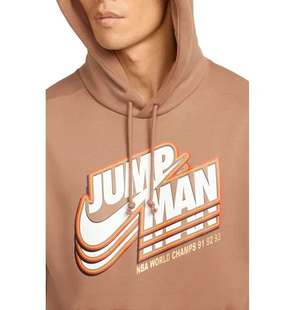 Худи мужское Nike Jumpman Core Fleece Po Hoodie “Archaeo Brown” Beige Dc9604-256