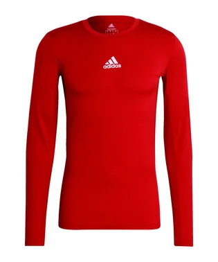Лонгслів чоловічий Adidas Techfit Shirt Red GU7336