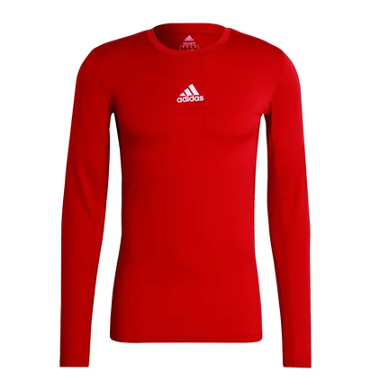 Лонгслив мужской Adidas Techfit Shirt Red GU7336