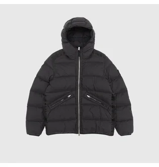 Пуховик чоловічий Stone Island Seamless Tunnel Nylon Down-Tc Hooded Jacket Black 811543128-V0029