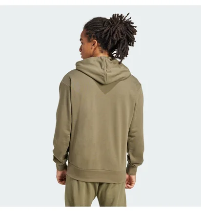 Худи мужское Adidas Essentials Big Logo French Terry Olive JE8892