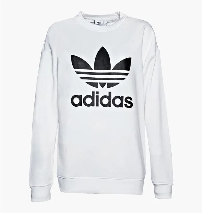 Свитшот женский Adidas Trf Crew Sweat White GN2961