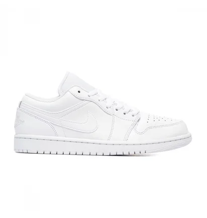 Кроссовки мужские Air Jordan 1 Low White 553558-136
