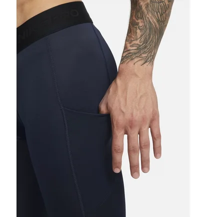 Легінси чоловічі Nike Pro MenS Dri-Fit Fitness Tights Blue FB7952-451