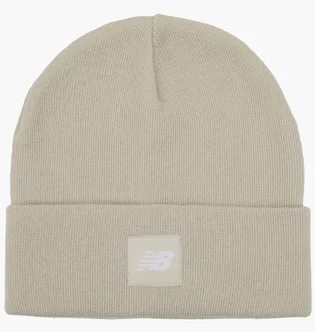 Шапка унисекс New Balance Cuffed Beanie Flying Logo Beige LAH13034TWF