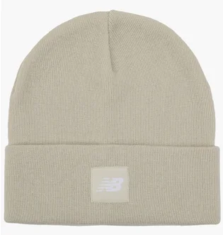 Шапка унисекс New Balance Cuffed Beanie Flying Logo Beige LAH13034TWF