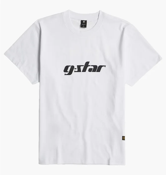 Футболка унісекс G-Star Cursive Ts Dk White D25683-C336