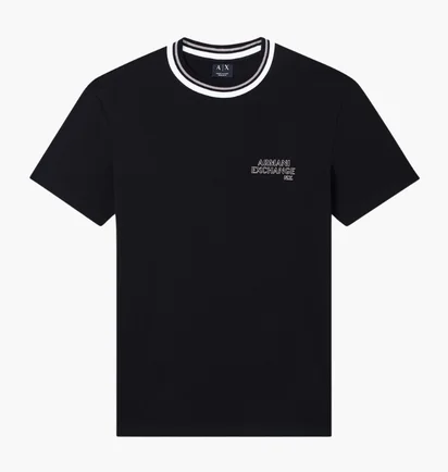 Футболка мужская Armani Exchange Logo Black XM001795-AF10361-UC001
