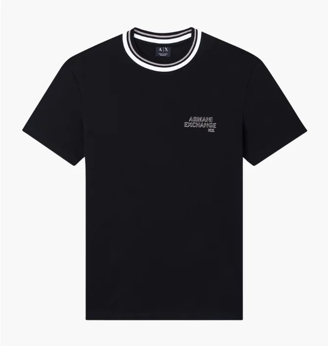 Футболка мужская Armani Exchange Logo Black XM001795-AF10361-UC001