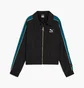 Олімпійка жіноча Puma Play Loud T7 Track Jacket Black/Green 626806-01