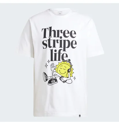 Футболка мужская Adidas Positivity Graphic White IY0727