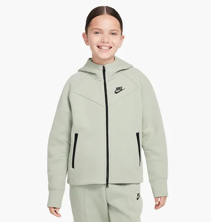 Толстовка детская Nike Nsw Club Flc Hd Green FD2979-370