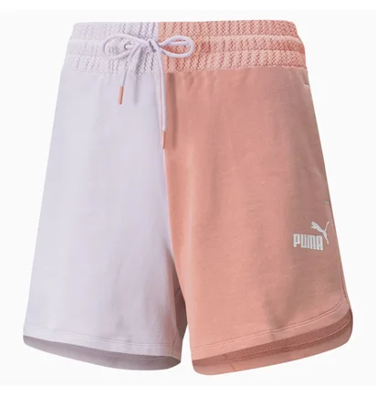 Шорты женские Puma Power High-Waist Beige/Violet 848405-17