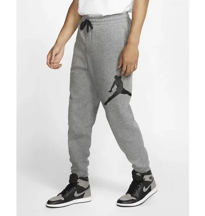 Штаны мужские Air Jordan Jumpman Logo Flc Pant Grey Bq8646-091