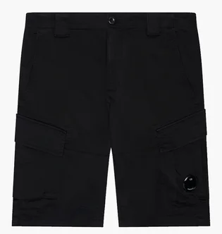 Шорти чоловічі CP Company Sateen Stretch Cargo Black 18CMBE116A-005694G-999