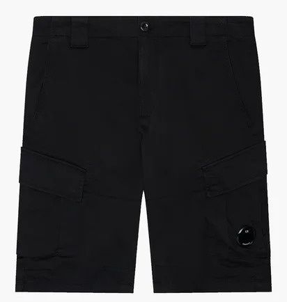 Шорти чоловічі C.P. Company Sateen Stretch Cargo Black 18CMBE116A-005694G-999
