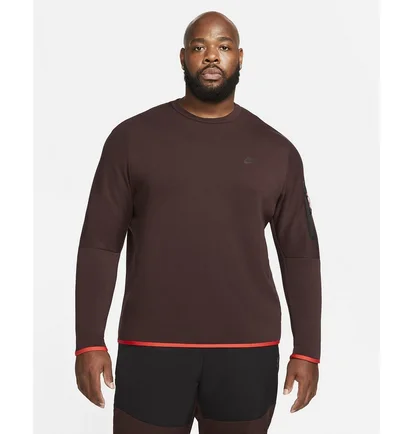 Свитшот мужской Nike Sportswear Tech Fleece Brown CU4505-203