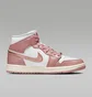 Кроссовки женские Air Jordan 1 Mid Se Shoes White/Pink FB9892-670