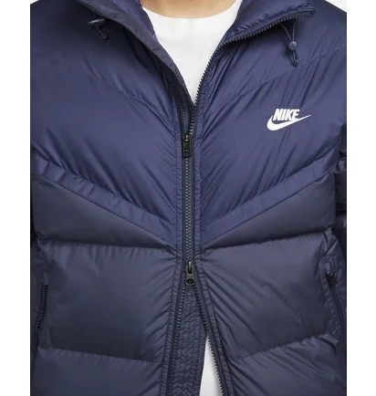 Пуховик чоловічий Nike Sf Wr Pl-Fld Hd Jkt Blue FB8185-410