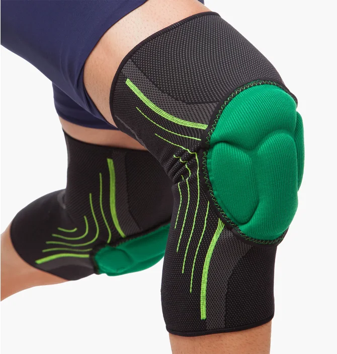 Наколенник унисекс Select Mute Black/Green MT-302-1-BG