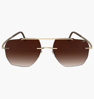 Солнцезащитные очки Silhouette Brown/Gold 8746-7620
