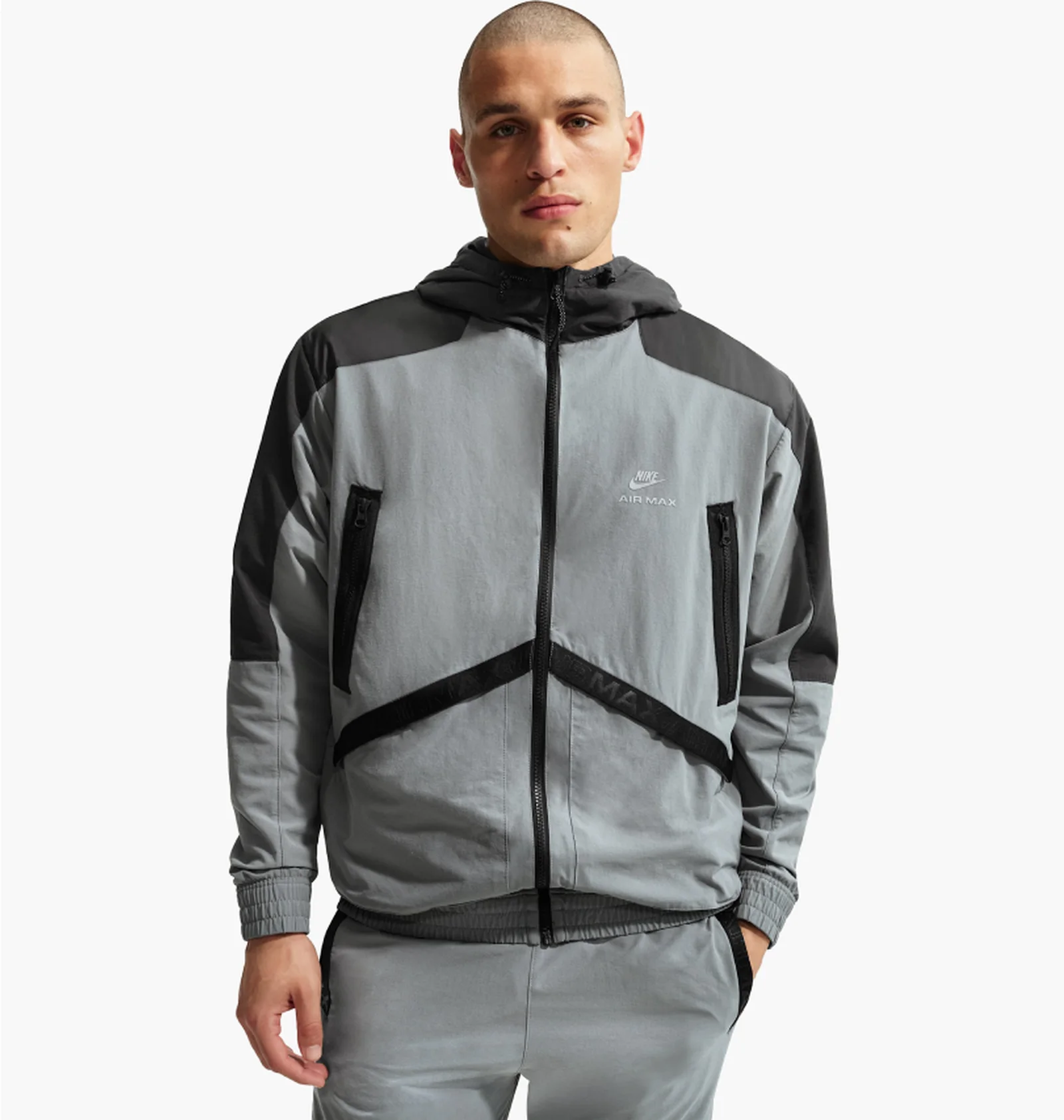 ᐉ Ветровка мужская Nike Air Max Wvn Jacket Io Grey IO1058-065