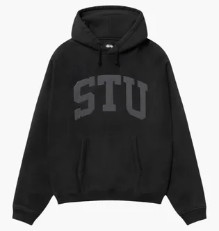 Худи унисекс Stussy Stu Applique Black 118578-0001