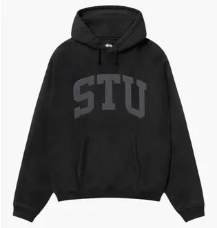 Худи унисекс Stussy Stu Applique Black 118578-0001