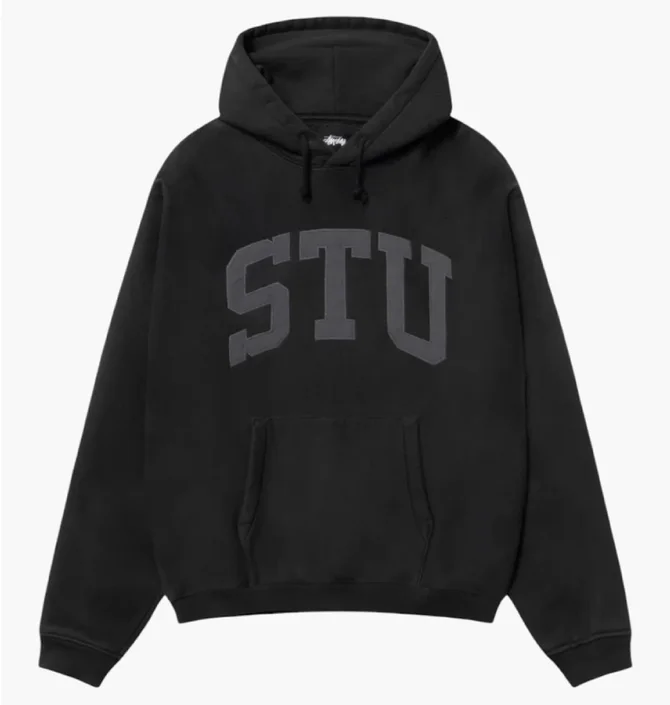 Худи унисекс Stussy Stu Applique Black 118578-0001