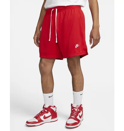Шорты мужские Nike Club Mesh Flow Shorts Red DX0735-657