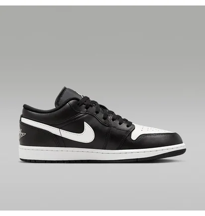 Кроссовки мужские Air Jordan 1 Low Black/White 553558-043