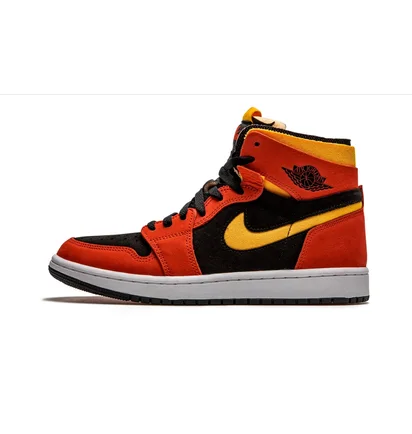 Кроссовки мужские Air Jordan 1 High Zoom Cmft Black/Orange CT0978-006