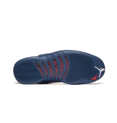 Кроссовки мужские Air jordan 12 Retro French Blue MenS Shoes White/Blue CT8013-114