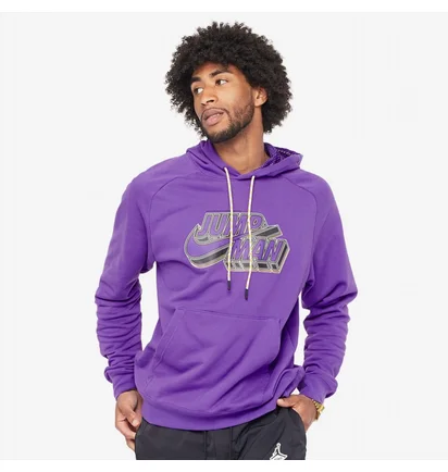 Худи мужское Air Jordan Jumpman Fleece Hoodie Violet Dm1402-579