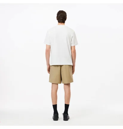 Шорты мужские Lacoste Relaxed Fit Cotton Shorts Beige GH7220-51-CB8