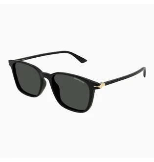 Солнцезащитные очки мужские MONT BLANC Grey/Black MB0338S-001-52