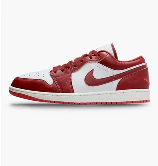Кроссовки мужские Air Jordan 1 Low White/Bordo 3459-160