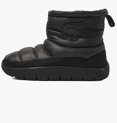 Ботинки женские Lacoste Serve Slipper Mid Black 748CFA001402H