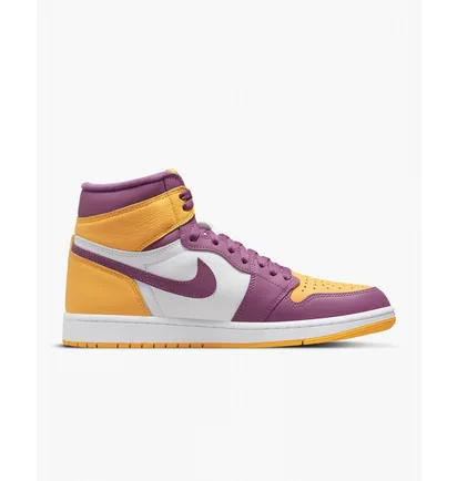 Кроссовки мужские Nike Jordan 1 Retro High Og Brotherhood Violet/Yellow 555088-706