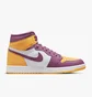 Кроссовки мужские Nike Jordan 1 Retro High Og Brotherhood Violet/Yellow 555088-706