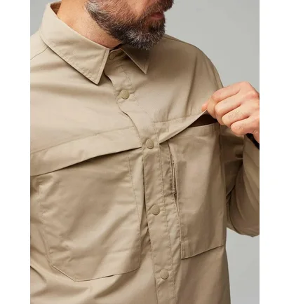 Рубашка мужская Fjallraven Abisko Trail Beige 12600194.118