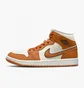 Кросівки жіночі Air Jordan 1 Mid Se Brown/Beige Dv1302-100
