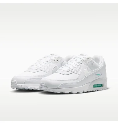 Кроссовки мужские Nike Air Max 90 White Hyper Turquoise White IB7680-101
