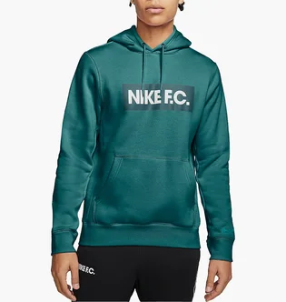 Худи мужское Nike Hooded Sweatshirt M Nk Fc Essntl Flc Hoodie Po Turquoise CT2011-300