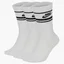 Шкарпетки унісекс Nike U Nk Nsw Everyday Essential Crew (3 пари) Stripes White CQ0301-103